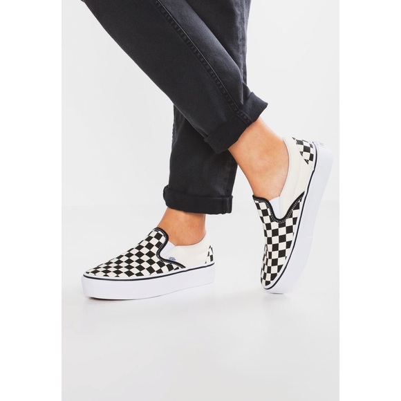 vans asher platform slip on